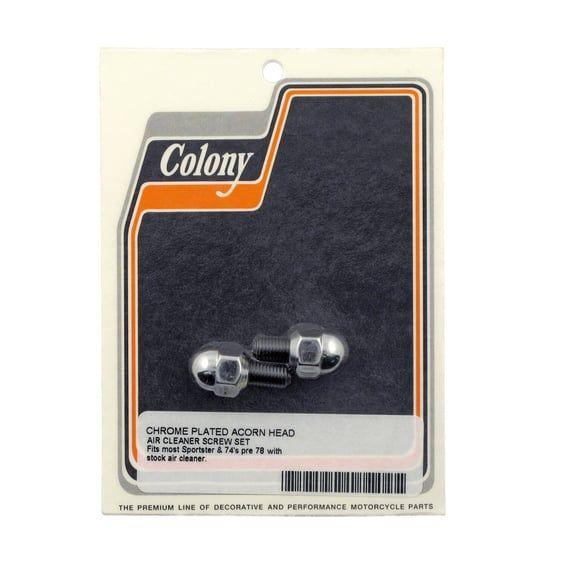 54-78 air cleaner screws. Chrome acorn