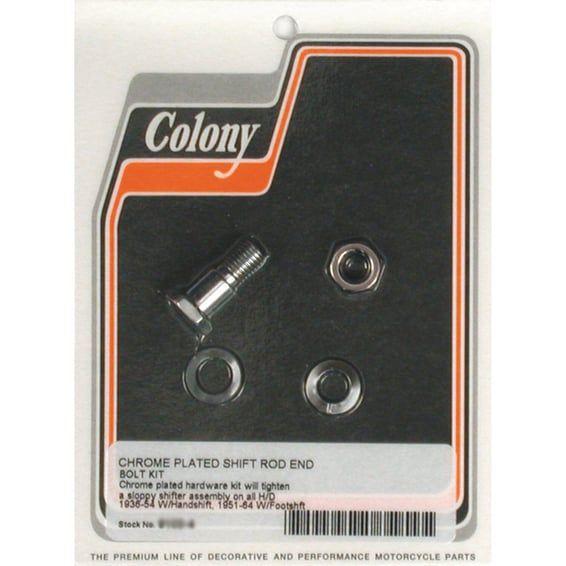 shifter rod bolt end kit. Chrome