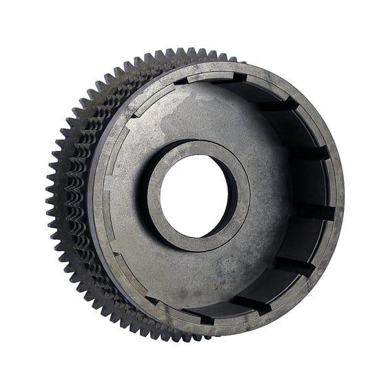 Clutch shell with sprocket assembly