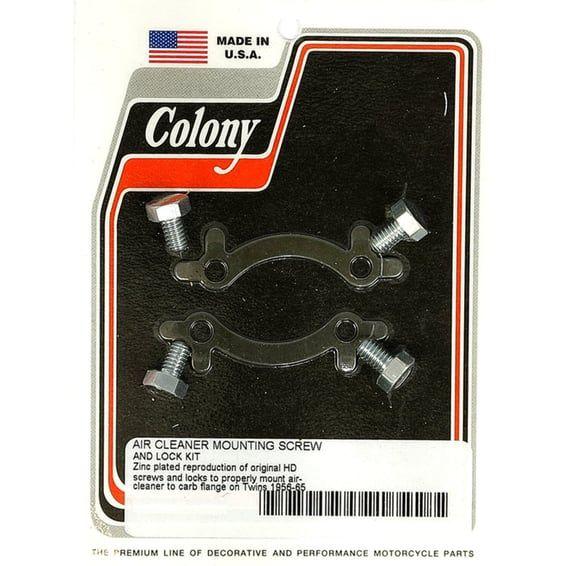 Linkert air cleaner mount screw & lock kit. Zinc