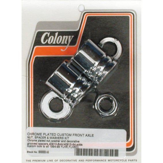 axle spacer kit front, grooved