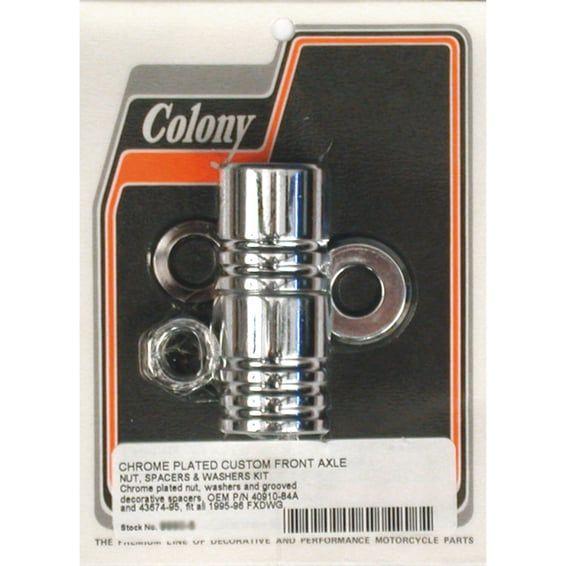 axle spacer kit front, grooved