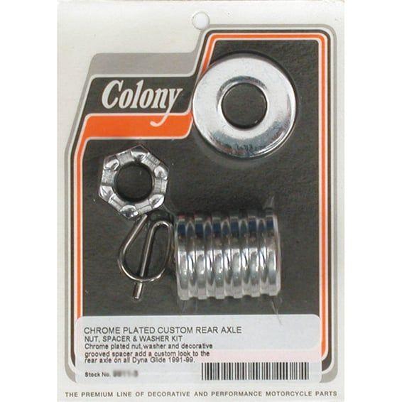 axle spacer kit rear, grooved