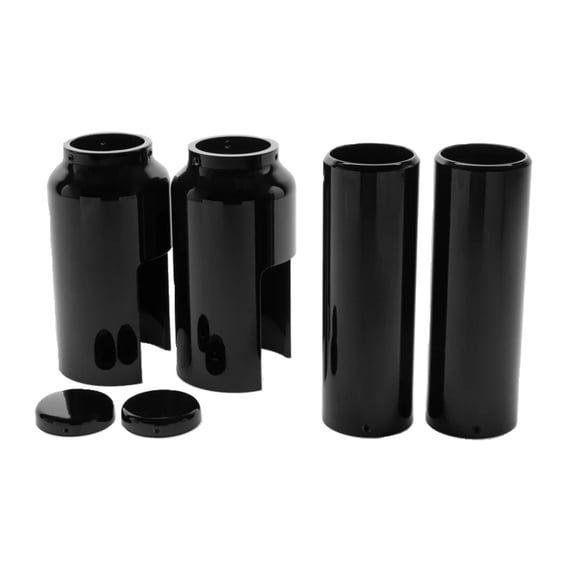 Tomahawk Series Full fork Cover Set. Black