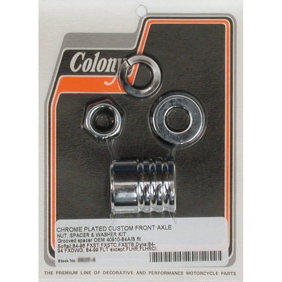 axle spacer kit front, grooved