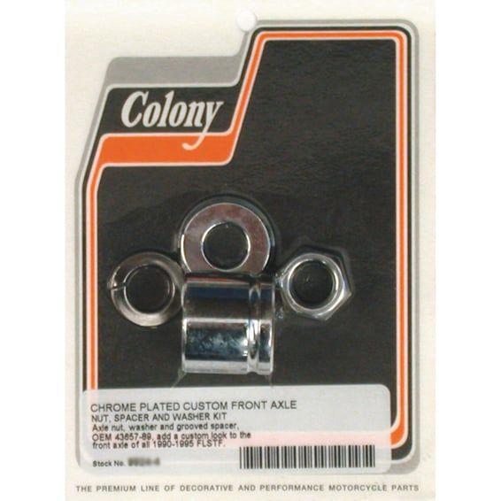 axle spacer kit front, grooved