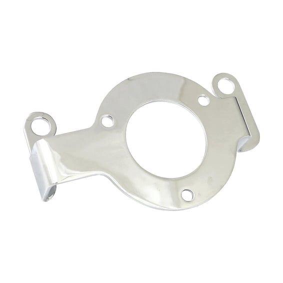 Air cleaner adapter bracket. Chrome