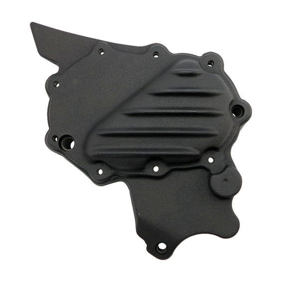 ribbed sprocket cover XL. Black