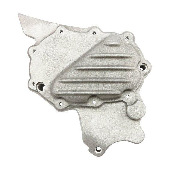 ribbed sprocket cover XL. Raw finish