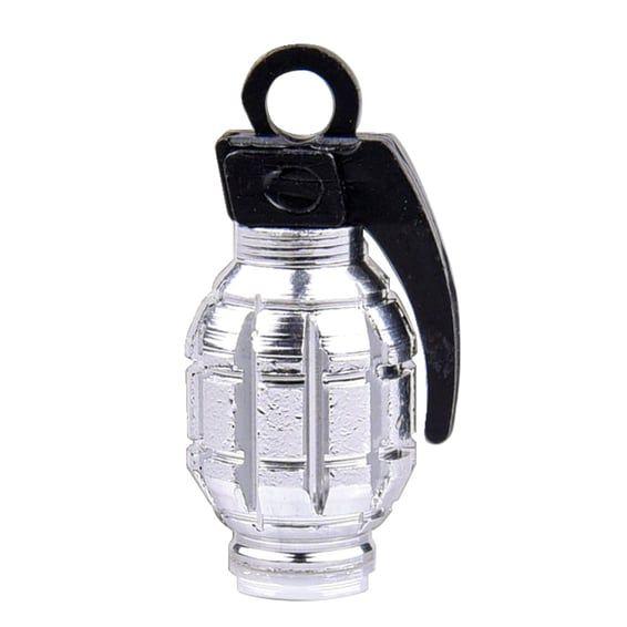 Trik Topz, Hand Grenade license plate mounts. Chrome