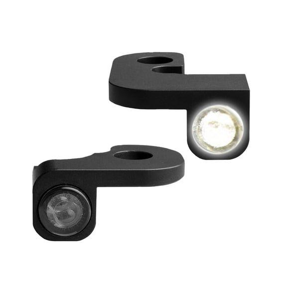 Nano below bar turn signals. Black with PL