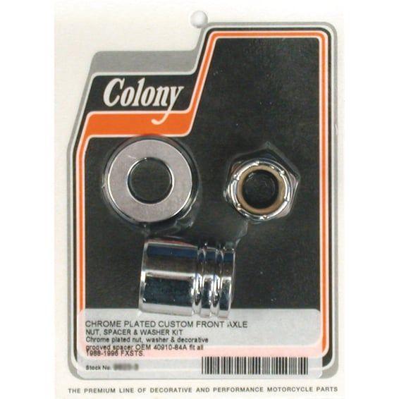 axle spacer kit front, grooved