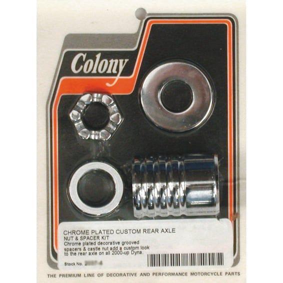 axle spacer kit rear, grooved