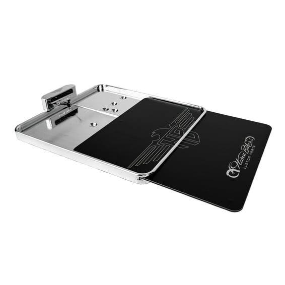 side mount license plate bracket. Chrome