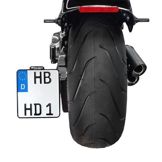 side mount license plate bracket. Chrome