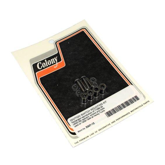 ignition switch mount kit. Black