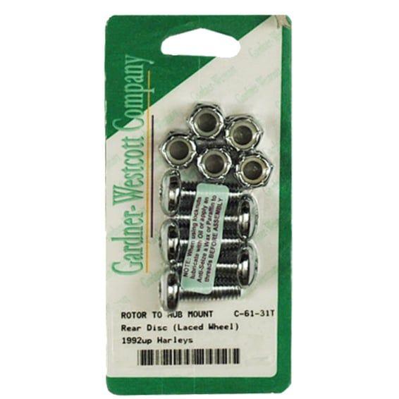 Brake rotor bolt kit, torx