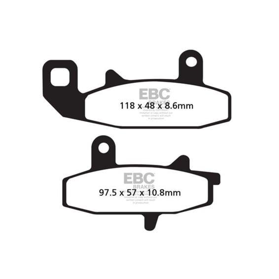 Organic brake pads