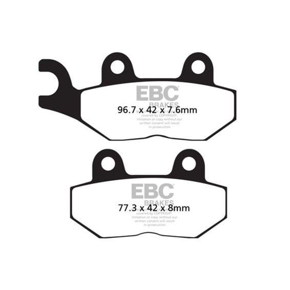 Organic brake pads