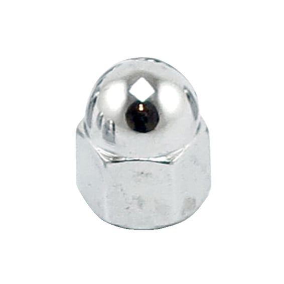 12-24 acorn nuts chrome. Low Crown