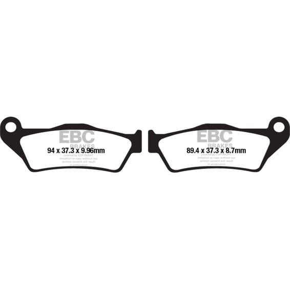 V-pad Semi Sintered brake pads
