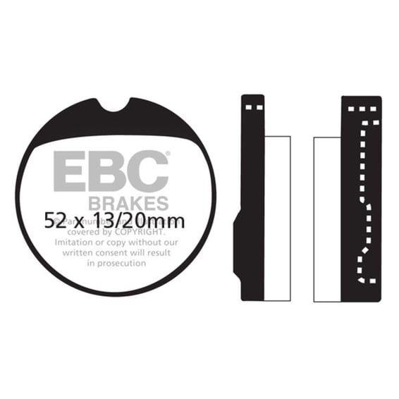 Organic brake pads