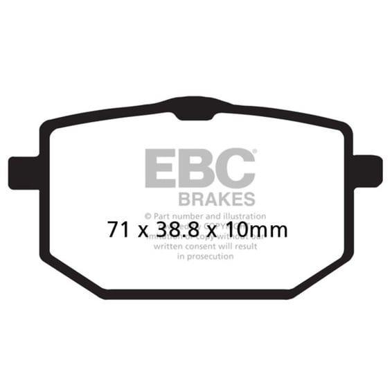 Organic brake pads
