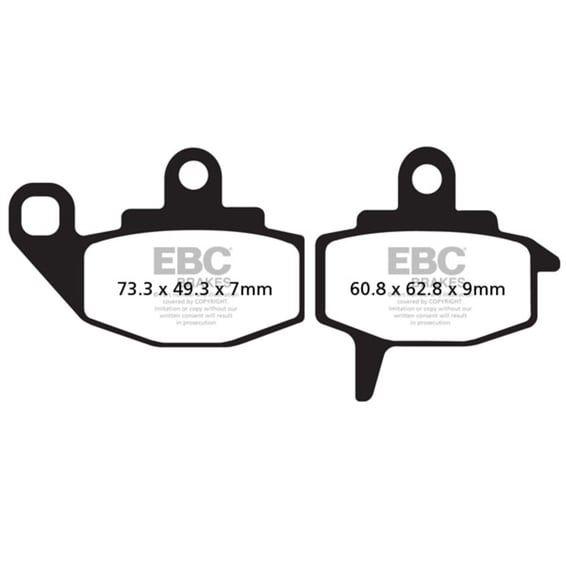 V-pad Semi Sintered brake pads
