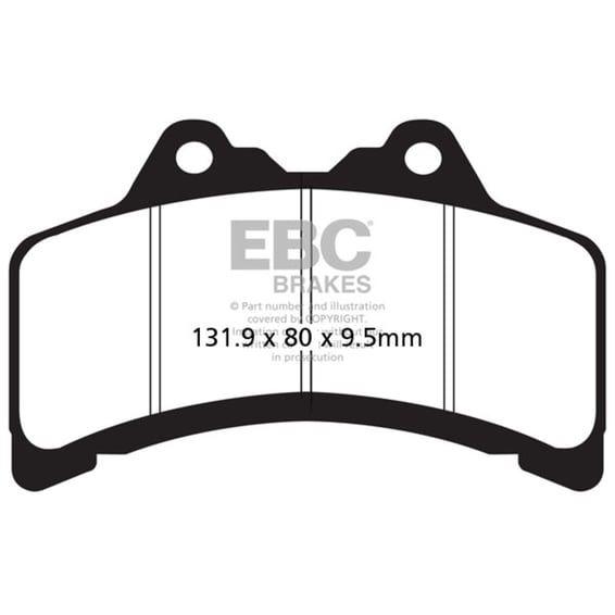 Organic brake pads