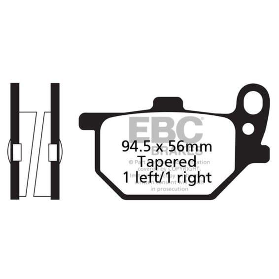 V-pad Semi Sintered brake pads