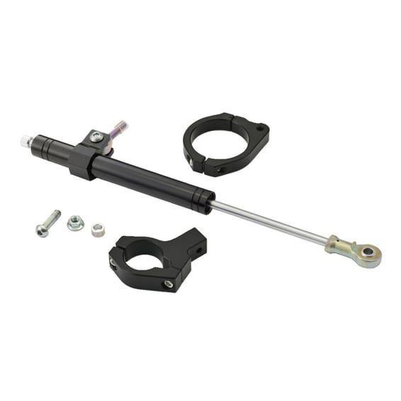 steering damper kit. Black