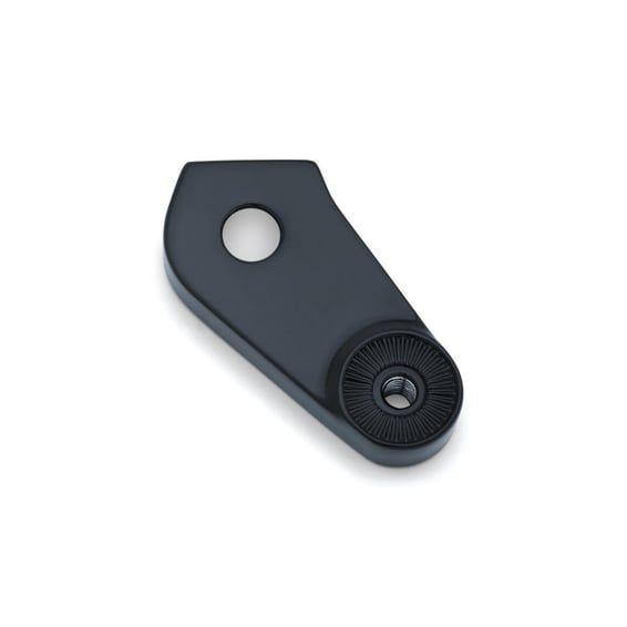 License plate holder mount clamp, gloss black