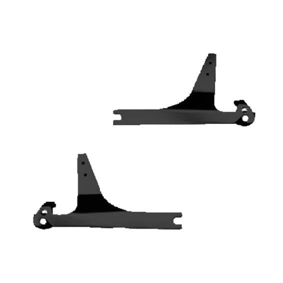Detachable sissy bar side plates