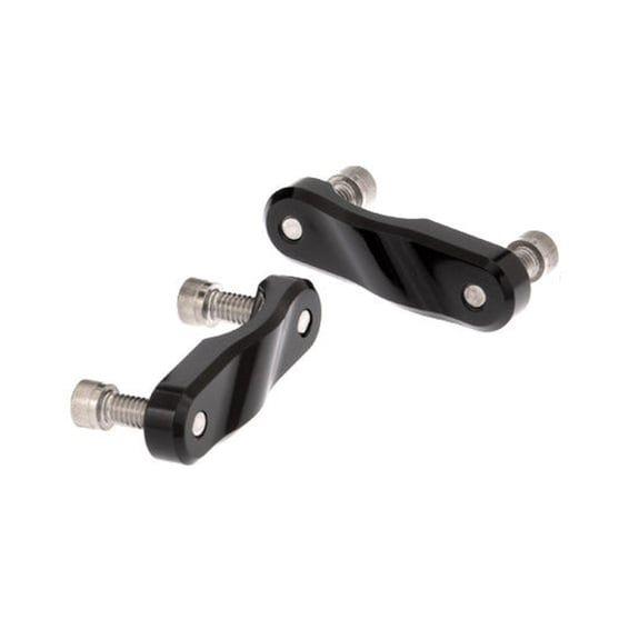remote reservoir saddlebag brackets. Black