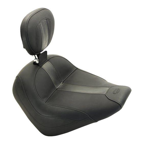 Standard Touring solo seat with backrest