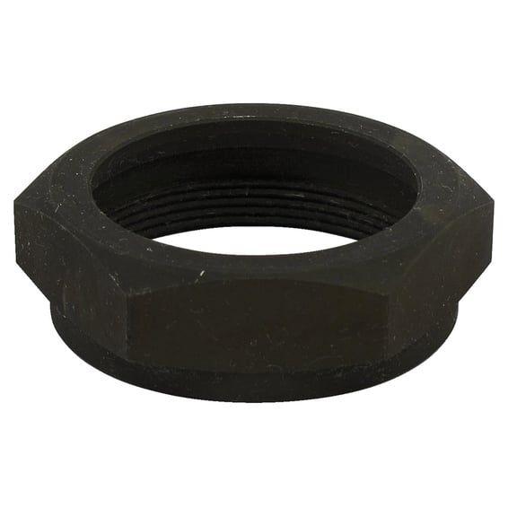 Nut, inlet packing. Black