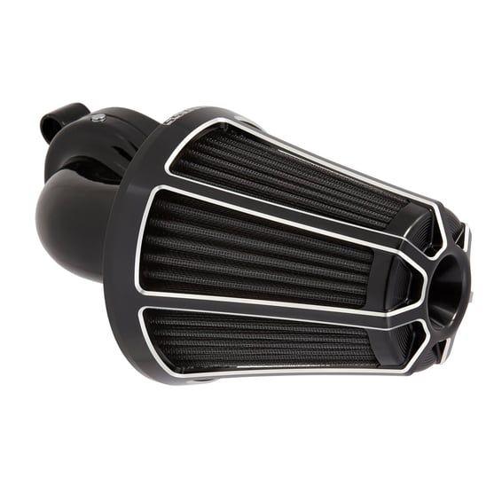 90° Monster Sucker air cleaner. Beveled
