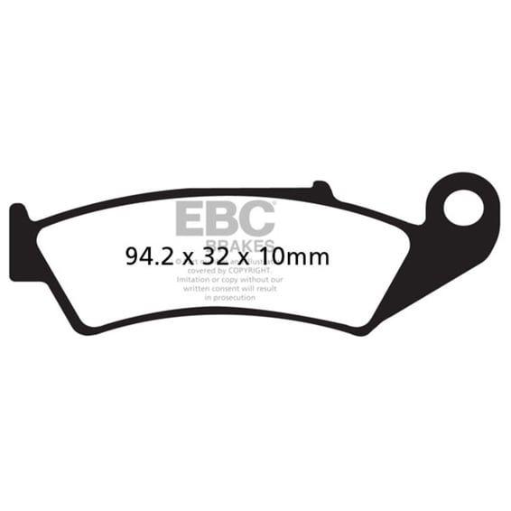 Organic brake pads