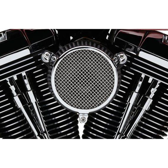 Naked air cleaner kit. Plain. Chrome
