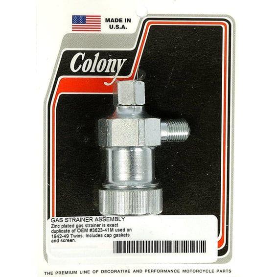 gas strainer. Zinc