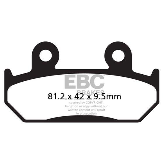Organic brake pads