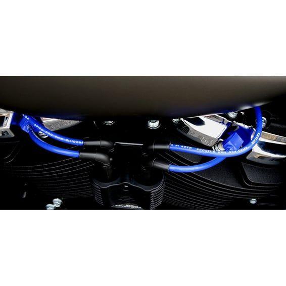 8mm Pro Wire spark plug wire set. Blue