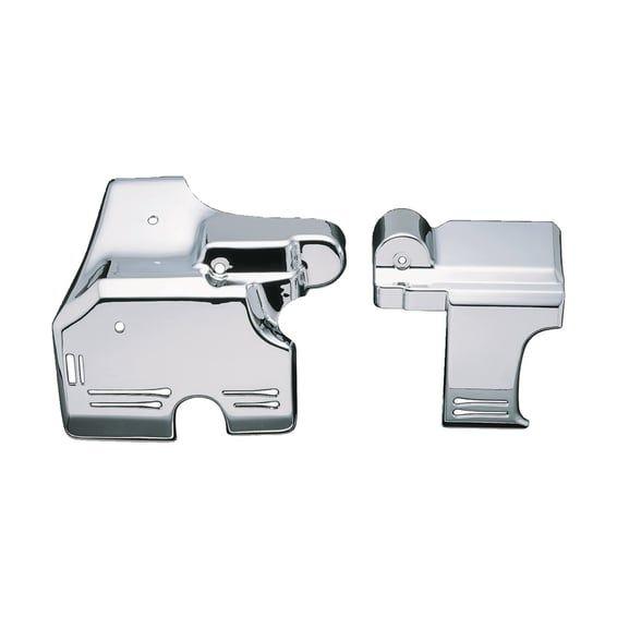 Transmission side covers, chrome