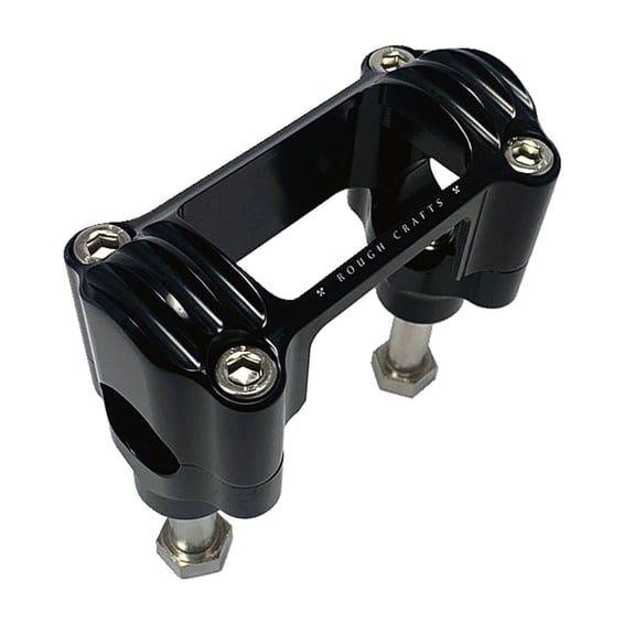 M8 Softail 1.3" finned risers. Black