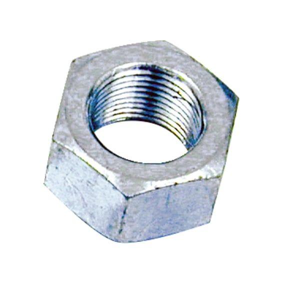 Front pulley nut, hex, splined shaft