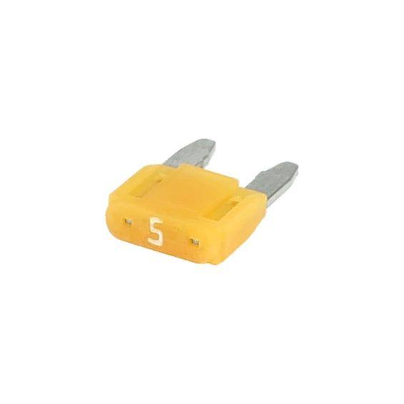 Mini fuse with LED indicator. Tan, 5A