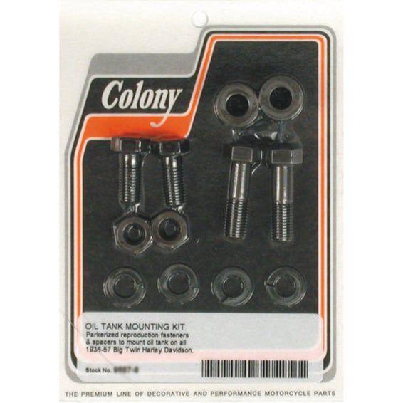 oil tank mount kit. Black