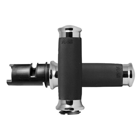 Custom Contour grips. Chrome