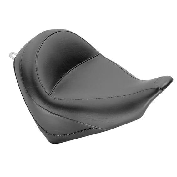 vintage wide touring solo seat plain black