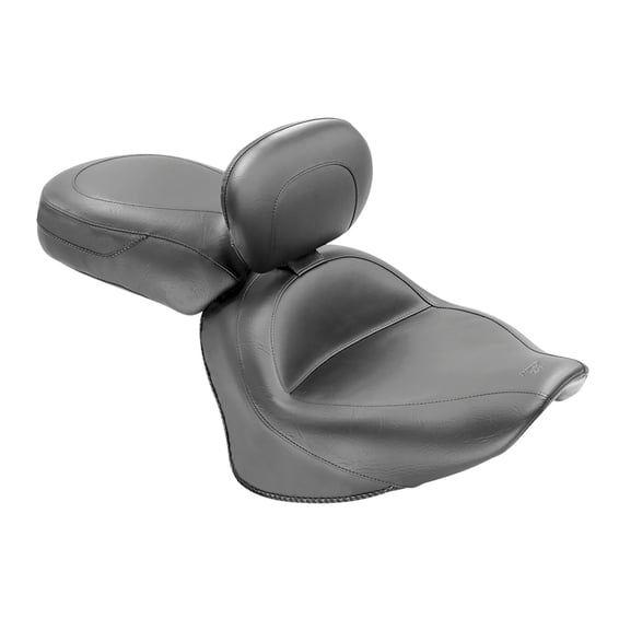 2-p wide touring vintage seat plain black